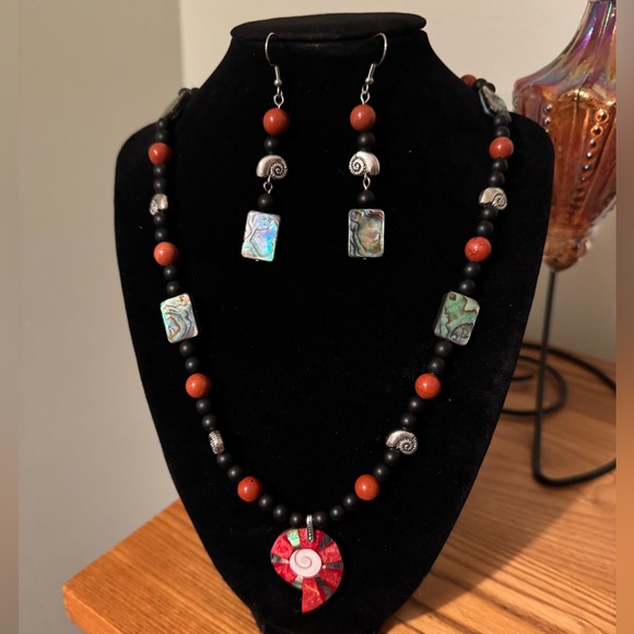 Creations by Cynthia Jewelry - New one of a kind Necklace & Earring Set. Hand-made.